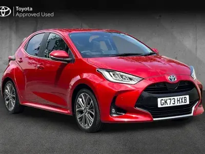 Used Toyota Yaris 114 HP (83 kW) 2023 Scarlet flare Hatchback