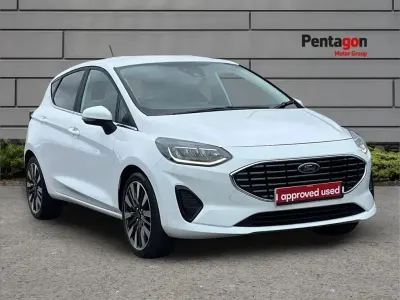 Used Ford Fiesta Titanium X 123 HP (90 kW) 2023 White Hatchback