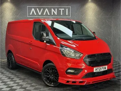 Used Ford Transit Custom Trend 130 HP (95 kW) 2021 Red Van