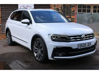 Used VW Tiguan Allspace R-line 150 HP (110 kW) 2020 White SUV