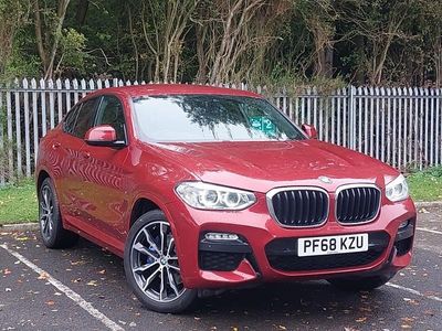 Red Used 2018 BMW X4 M Sport SUV | £21,498 (A bit pricey)