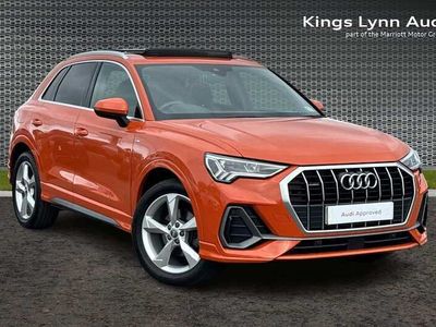 Used Audi Q3 S-Line 150 HP (110 kW) 2019 Orange SUV