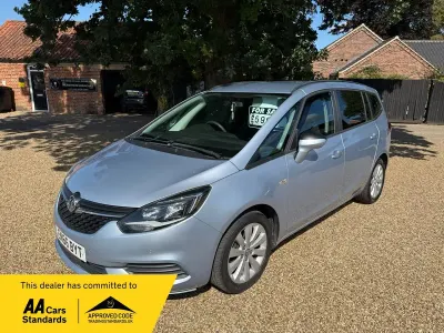 Used Vauxhall Zafira Design Edition 2017 Silver MPV