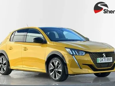 Used Peugeot e-208 GTi 100 kW (136 HP) 2021 Yellow Hatchback