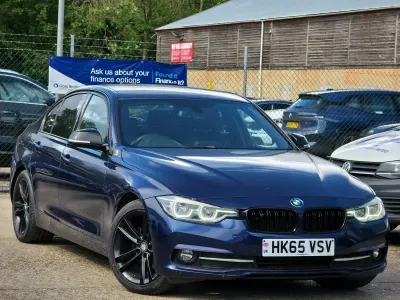 Begagnad BMW 320 Efficient Dynamics 2016 Blå Sedan
