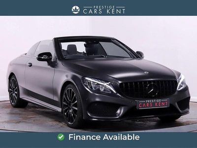 Usado Mercedes C200 AMG line 184 HP (135 kW) 2017 Preto Cabrios