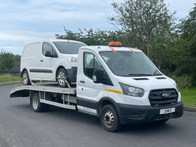 Used Ford Transit 130 HP (95 kW) 2021 White Pickup