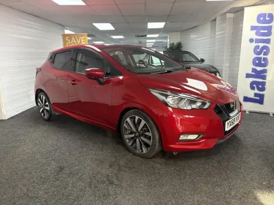 Usata Nissan Micra Tekna 90 CV (66 kW) 2018 Rosso Utilitaria
