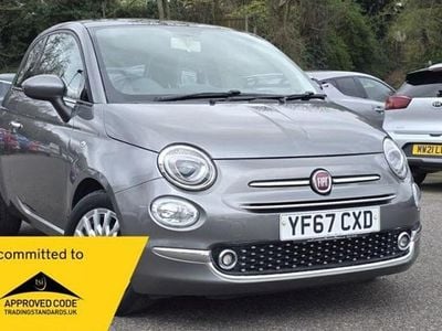 Used Fiat 500 Lounge 69 HP (50 kW) 2018 Grey Hatchback