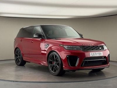 Firenze red Used 2021 Land Rover Range Rover Sport SVR SUV | £47,650 (Super price)