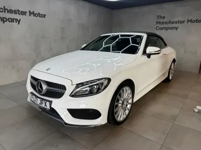 Second-hand Mercedes C220 AMG Line Premium Plus 2017 Alb Cabrio