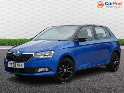 Used Skoda Fabia Colour Edition 75 HP (55 kW) 2018 Blue Hatchback