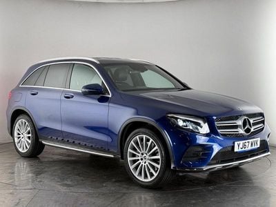Blue Used 2018 Mercedes GLC250 AMG line Estate | £17,700 (Super price)