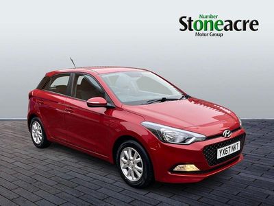 Red Used 2017 Hyundai i20 SE Hatchback | £9,650 (Fair price)