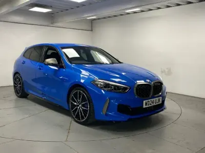 Used BMW M135 Shadowline 302 HP (222 kW) 2024 Blue Hatchback