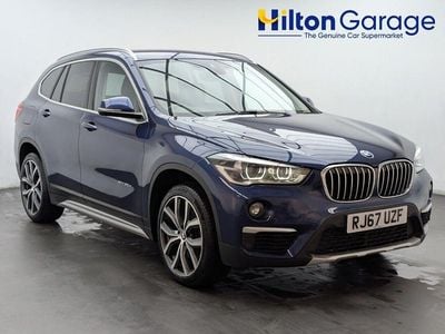 Blue Used 2017 BMW X1 xLine SUV | £15,150 (Fair price)