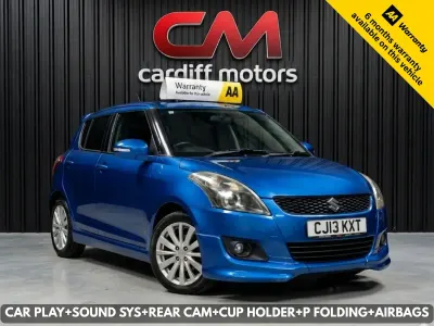 Used Suzuki Swift SZ4 82 HP (60 kW) 2013 Blue Hatchback