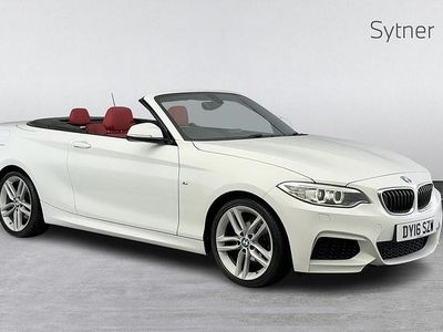 Used BMW 218 M Sport 134 HP (98 kW) 2016 White Cabriolet