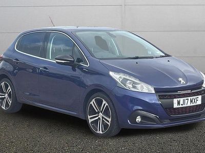 Used Peugeot 208 GT-line 110 HP (80 kW) 2017 Blue Hatchback