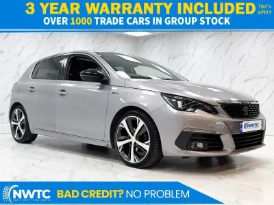 Used Peugeot 308 GT-line 130 HP (95 kW) 2019 Grey Hatchback