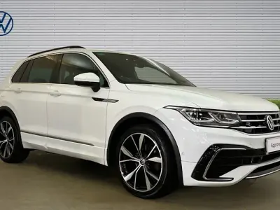 Used VW Tiguan R-line 150 HP (110 kW) 2021 White SUV
