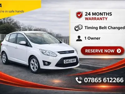Używany Ford C-MAX Zetec 2013 Biały Minivan