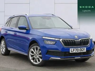 Used Skoda Kamiq SE L 147 HP (108 kW) 2020 Energy blue SUV