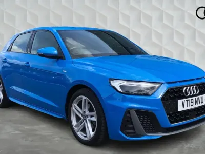 Used Audi A1 Sportback S-Line 2019 Turbo blue Hatchback