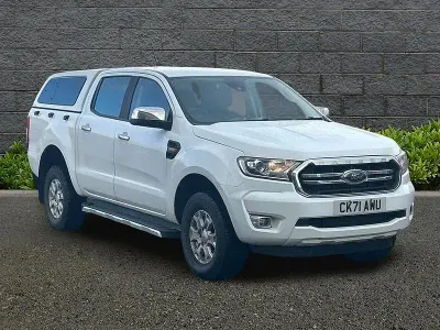 Gebraucht Ford Ranger XLT 168 PS (123 kW) 2021 Weiß Pickup