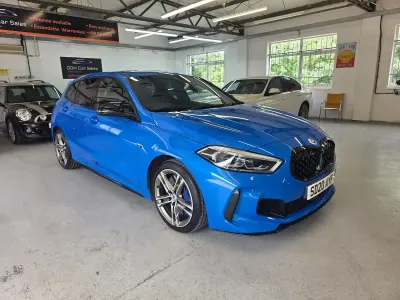 Used BMW M135 M Performance 306 HP (225 kW) 2020 Blue Hatchback