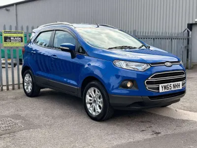 Used Ford Ecosport Zetec 112 HP (82 kW) 2016 Blue SUV