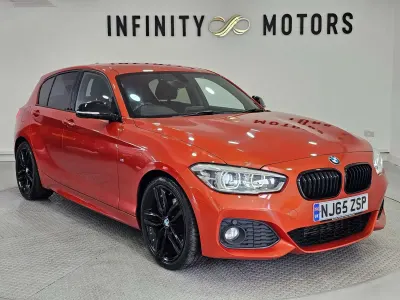 Begagnad BMW 120 M Sport 2015 Orange Halvkombi