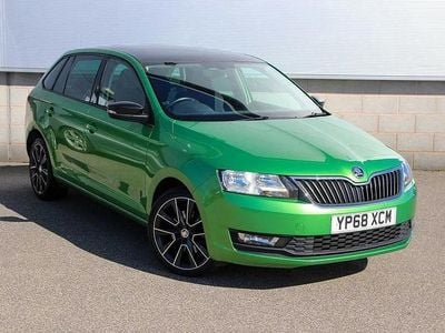 Used Skoda Rapid Sport 94 HP (69 kW) 2018 Rallye green metallic Hatchback