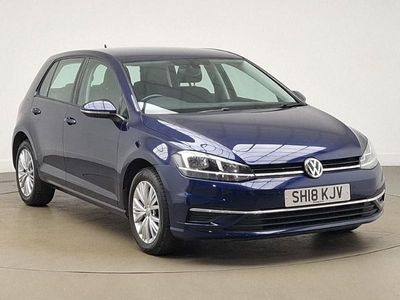 Used VW Golf VII SE 115 HP (84 kW) 2018 Blue Hatchback