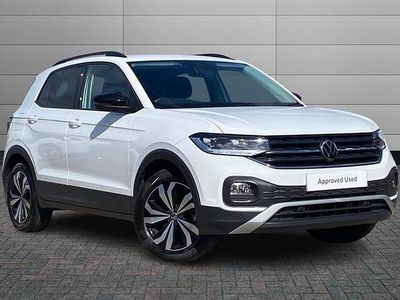 Used VW T-Cross Black Edition 110 HP (80 kW) 2022 White SUV