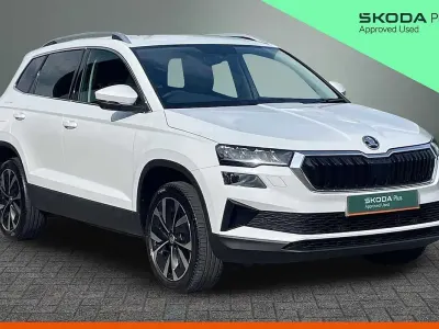 Gebraucht Skoda Karoq SE L 150 PS (110 kW) 2023 Weiß SUV