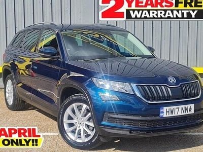 Used Skoda Kodiaq SE 150 HP (110 kW) 2017 Blue SUV