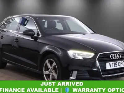 Used Audi A3 Sportback Sport 150 HP (110 kW) 2019 Black Hatchback