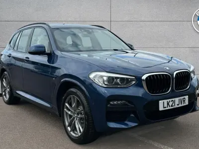 Begagnad BMW X3 M Sport 181 HK (133 kW) 2021 Blå SUV