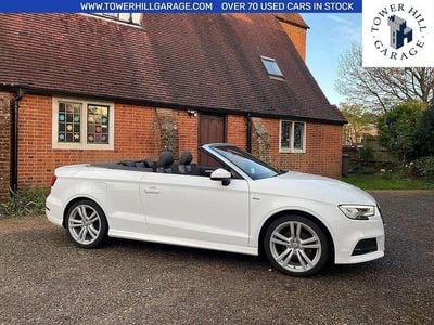 White Used 2016 Audi A3 Cabriolet S-Line Cabriolet | £12,000 (Fair price)