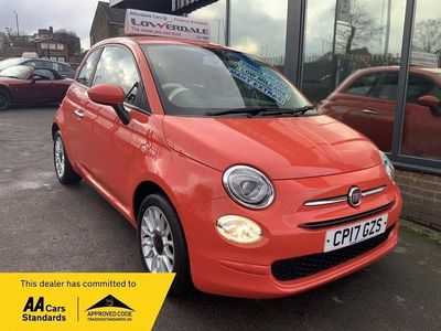 Used Fiat 500 Pop Star 2017 Pink Hatchback