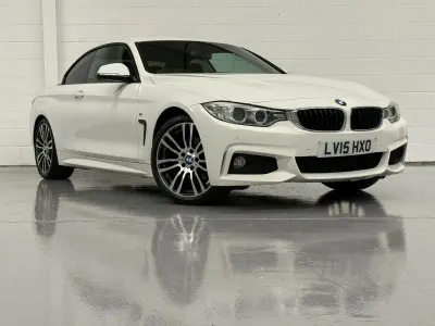 Used BMW 420 Cabriolet M Sport 184 HP (135 kW) 2015 White Cabriolet