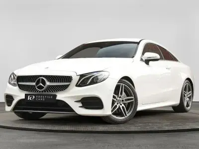 Used Mercedes E220 AMG line 194 HP (142 kW) 2017 White Coupe