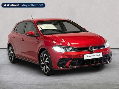 Used VW Polo R-line 95 HP (69 kW) 2022 Red Hatchback