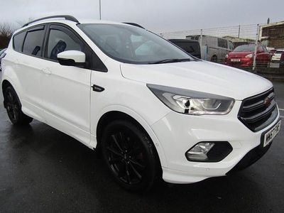 Used Ford Kuga ST-Line 120 HP (88 kW) 2017 Frozen white SUV