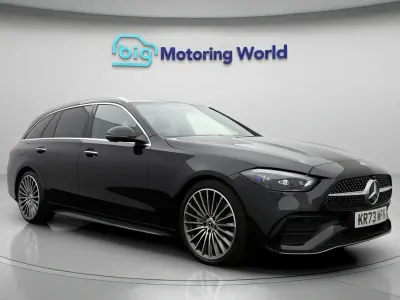 Used Mercedes C200 AMG line 224 HP (164 kW) 2023 Black Estate