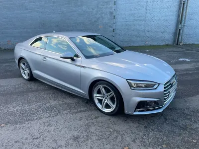 Used Audi A5 S-Line 190 HP (139 kW) 2018 Silver Coupe