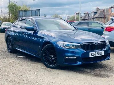Begagnad BMW 530e M Sport 2018 Blå Sedan