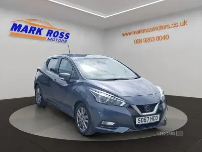 Used Nissan Micra Acenta 90 HP (66 kW) 2017 Grey Hatchback