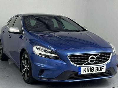 Begagnad Volvo V40 R-Design Pro 2018 Blå Halvkombi